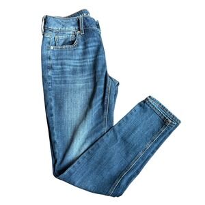 American Eagle Tomgirl Jeans Womens 00 Regular Medium Wash Blue Denim SOFT